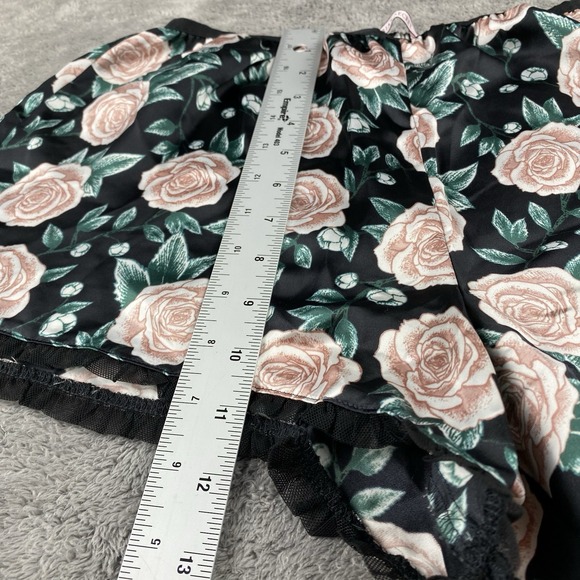 Victoria's Secret Retired Satin Sleep Shorts Womens Small Floral - Picture 4 of 13